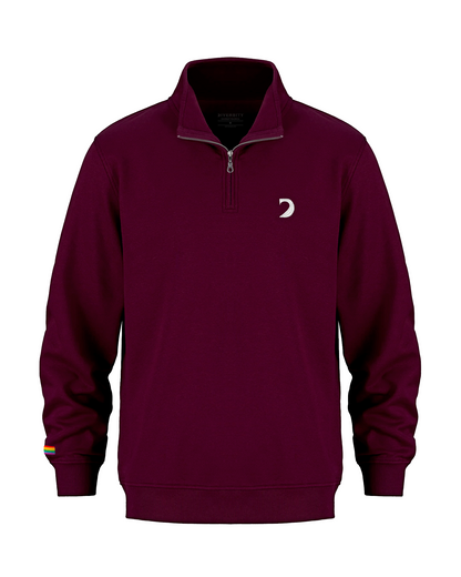 *PRE-ORDER* 1/4 ZIP SWEATSHIRT MAROON