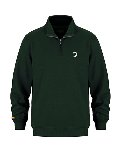 *PRE-ORDER* 1/4 ZIP SWEATSHIRT GREEN