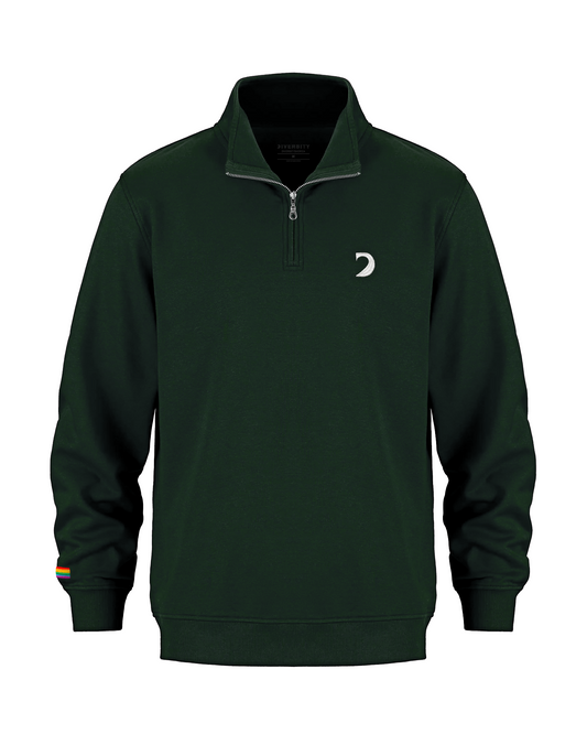 *PRE-ORDER* 1/4 ZIP SWEATSHIRT GREEN